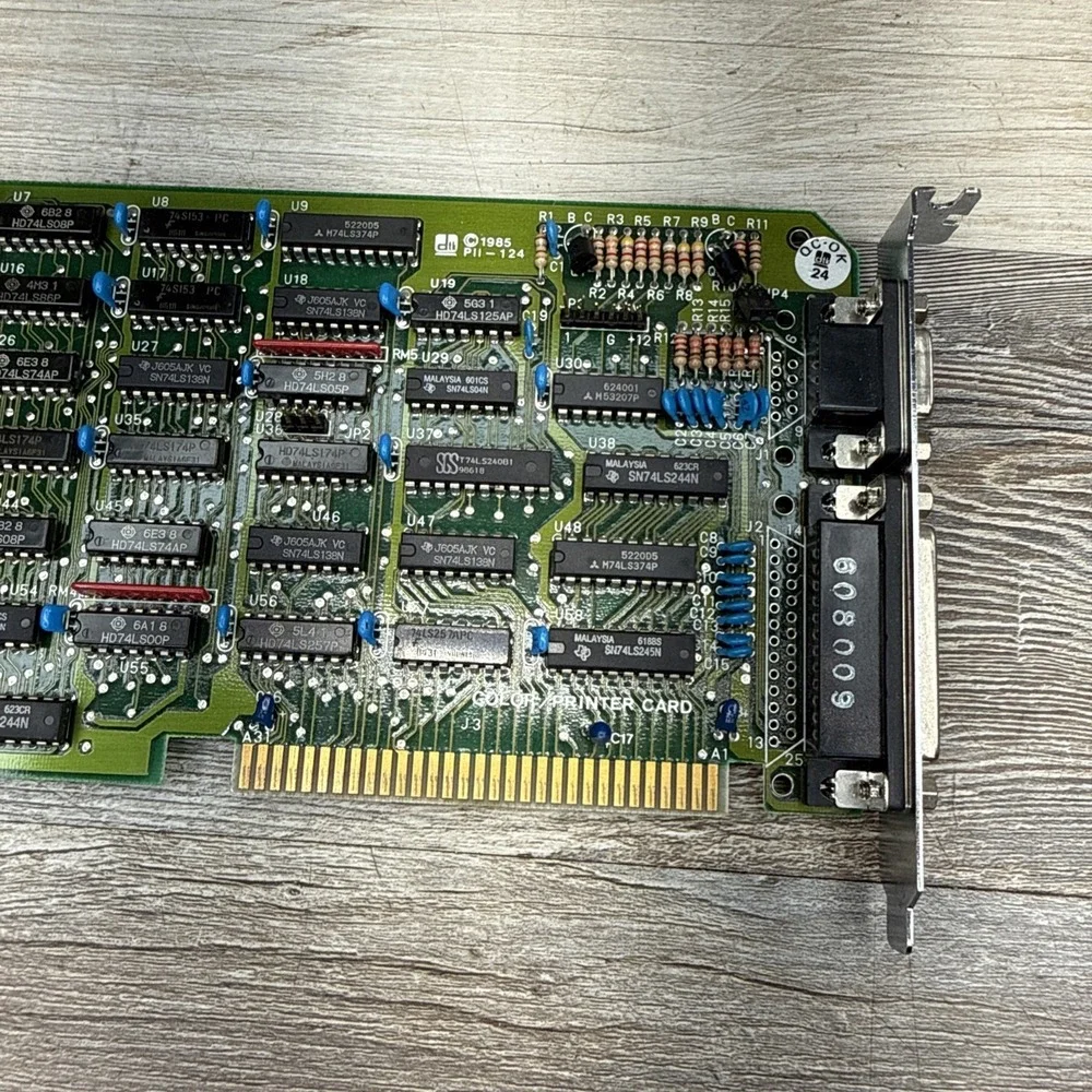 DTK PII-124 COLOR GRAPHICS/PRINTER CARD Vintage 1985 - Untested